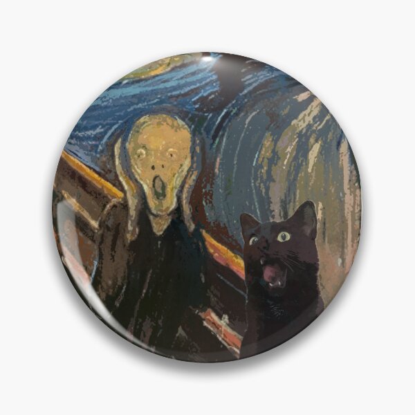 Item preview, Kuro Kitty in Art History: The Scream, Munch designed and sold by NowellM.