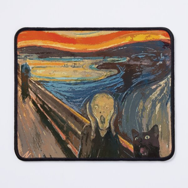 Item preview, Kuro Kitty in Art History: The Scream, Munch designed and sold by NowellM.