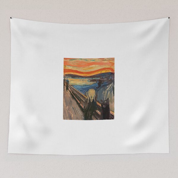 Item preview, Kuro Kitty in Art History: The Scream, Munch designed and sold by NowellM.