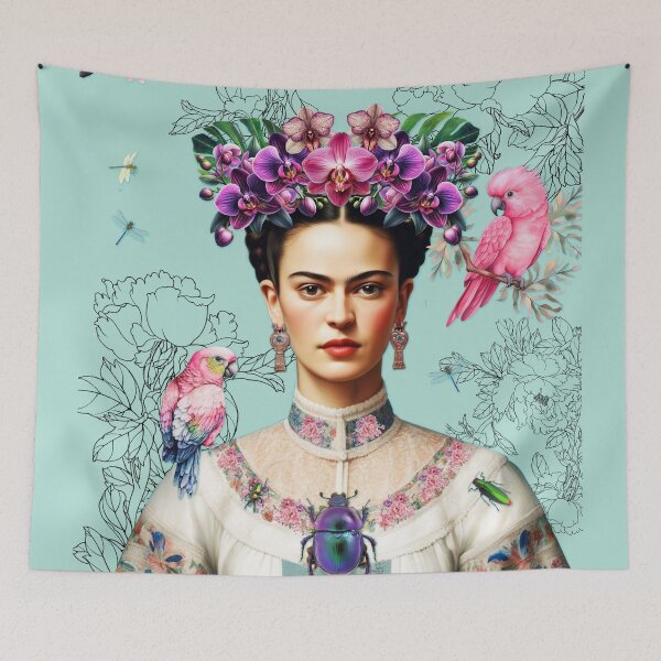 Item preview, Frida and the Flowers designed and sold by LoU-LoU-Oficial.