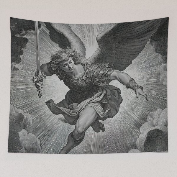 Item preview, Celestial Warrior Soars Through Stormclouds designed and sold by Venon28.