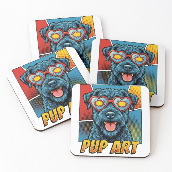 Item preview, Pop Art Kerry Blue Terrier Retro Dog designed and sold by k3rstman1.