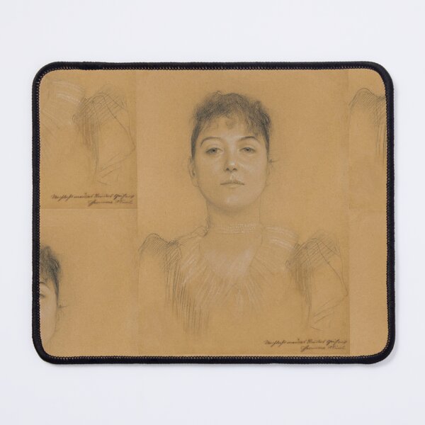 Item preview, Portrat Einer Frau by Gustav Klimt: Vienna Secession Portrait Poster designed and sold by artofuniverse.