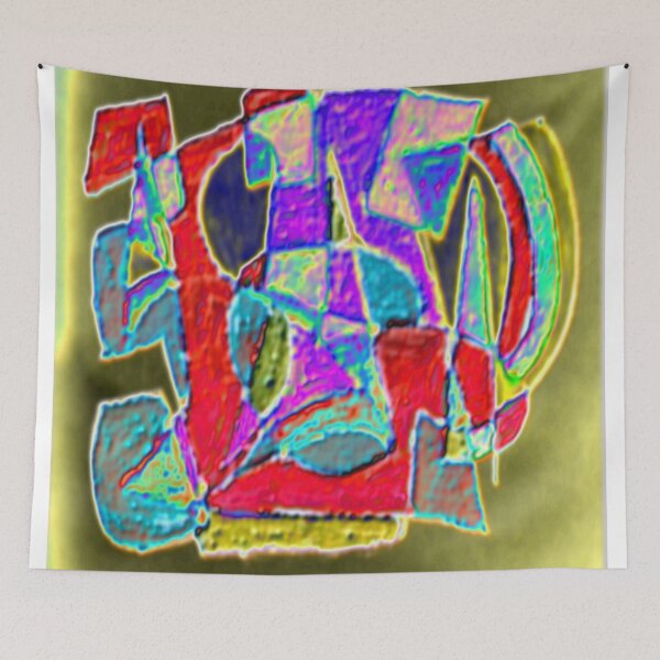 Item preview, geometric jazz dark electrize 10 colorful geometric abstract design designed and sold by SmashingDeals.