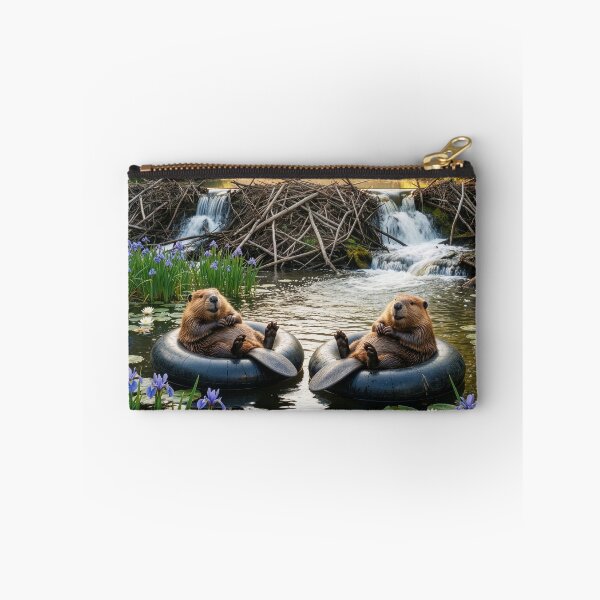Artikelvorschau, Biber, die auf ihrem Fluss treiben entworfen und verkauft von Tridentulus.
