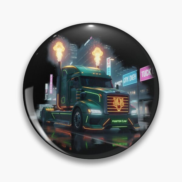 Item preview, Phantom Claw Cyberpunk Truck Art designed and sold by BounoWorld.