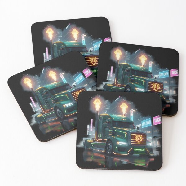 Item preview, Phantom Claw Cyberpunk Truck Art designed and sold by BounoWorld.