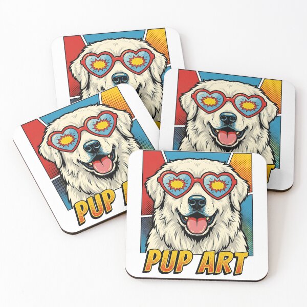 Item preview, Pop Art Kuvasz Retro Dog designed and sold by k3rstman1.