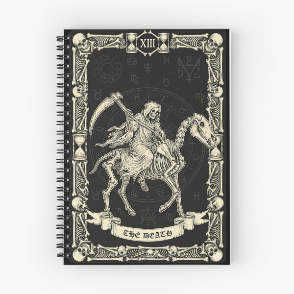 Item preview, Death Tarot Card - Grim Reaper Skeleton Gothic Art designed and sold by KROMStudio.