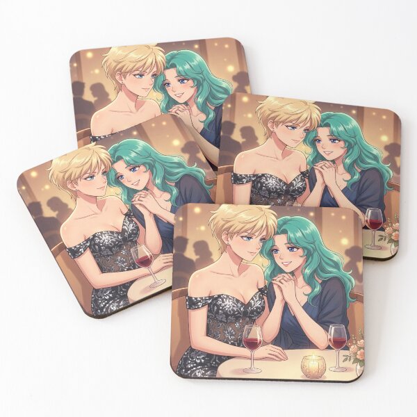 Item preview, Haruka and Michiru Date Night designed and sold by Solace Sparkles.