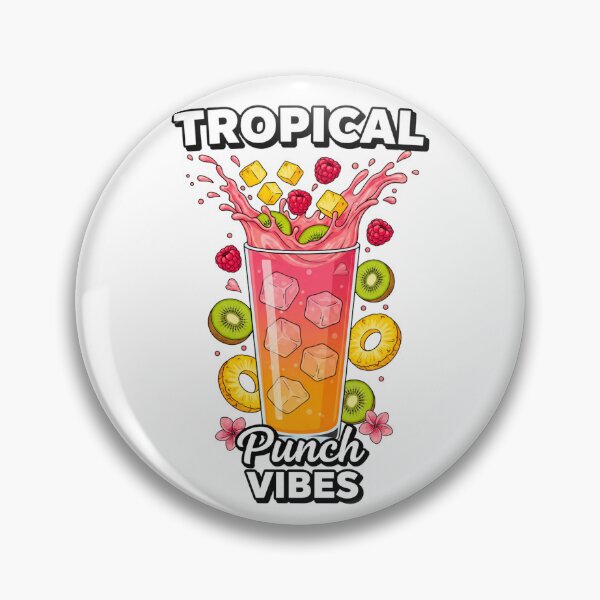 Item preview, Tropical Punch Vibes – Colorful Summer Fruit Drink Illustration designed and sold by C3J7.
