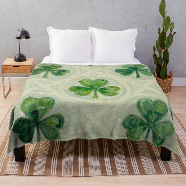 Item preview, Impressionist Painterly Shamrock   designed and sold by AnimalAirtistry.