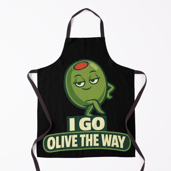 Item preview, I Go Olive the Way Funny Olive Pun Design designed and sold by TeeTimeTreasure.
