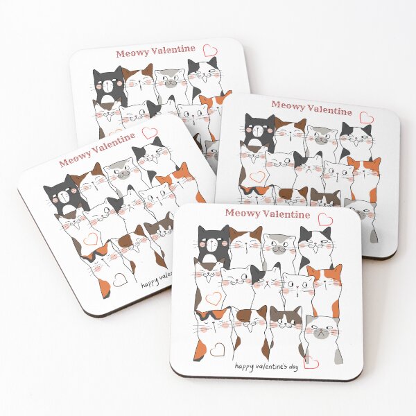 Item preview, Meowy Valentine, Happy Valentine’s Day. designed and sold by Dinasshop.