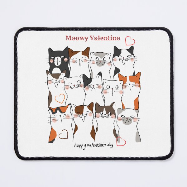 Item preview, Meowy Valentine, Happy Valentine’s Day. designed and sold by Dinasshop.