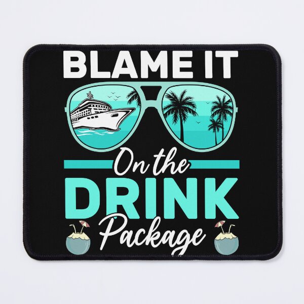 Item preview, Cruise Lover Drink Package Humor designed and sold by KroghDs.