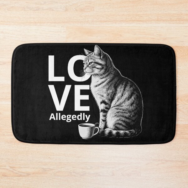 Item preview, Black of Love, Allegedly – Vintage Cat Engraving Illustration designed and sold by CatVibesStudio.
