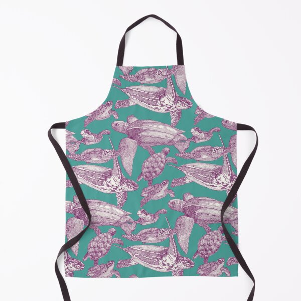 Item preview, sea turtles purple turquoise designed and sold by scrummy.