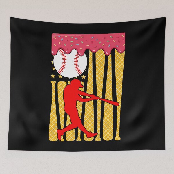 Item preview, Patriotic Baseball Batter Ice Cream designed and sold by KroghDs.