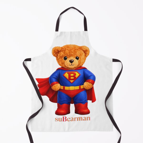 Item preview, Cute Superhero Teddy Bear in Blue and Red Costume with Cape - Super Hero Mascot designed and sold by CuteBear87.