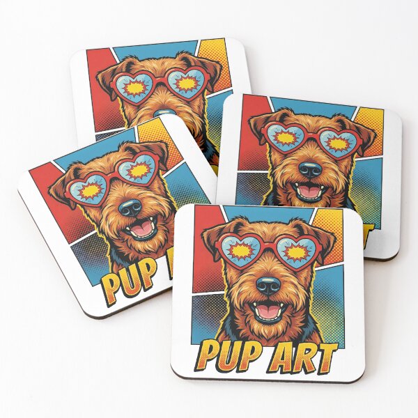 Artikelvorschau, Pop-Art-Lakeland-Terrier im Retro-Stil entworfen und verkauft von k3rstman1.