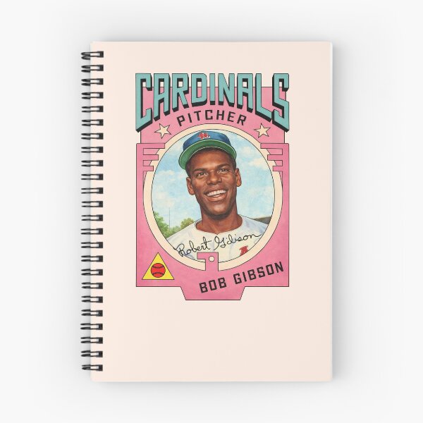 Item preview, Bob Gibson Vintage Cardinals Pitcher – Retro Baseball Card Art designed and sold by TheArtOfCar.