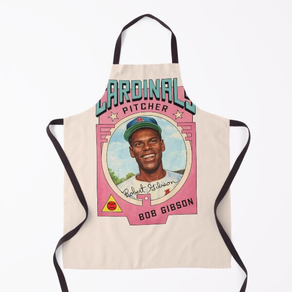 Item preview, Bob Gibson Vintage Cardinals Pitcher – Retro Baseball Card Art designed and sold by TheArtOfCar.