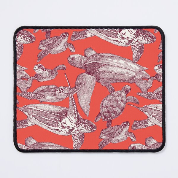 Item preview, sea turtles claret red designed and sold by scrummy.