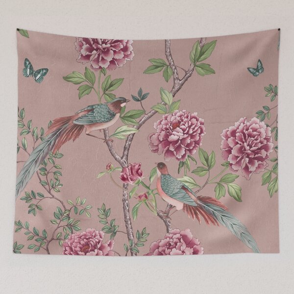 Item preview, Floral Bouquet French Baroque Wallpaper designed and sold by Kristina  Sale.