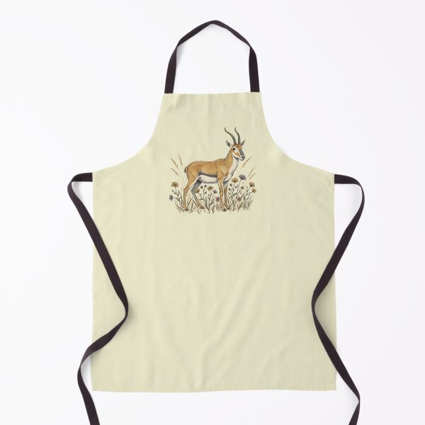 Item preview, Vintage Saiga Antelope Botanical Wildlife Illustration designed and sold by BirdsnStuff.
