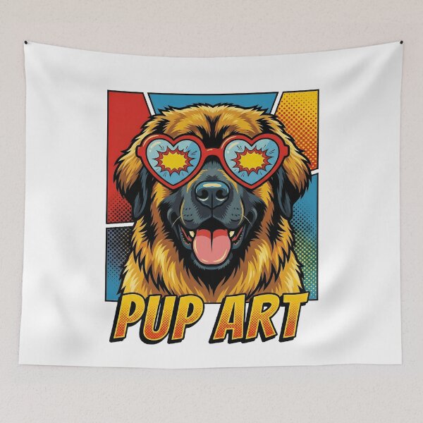 Item preview, Pop Art Leonberger Retro Dog designed and sold by k3rstman1.