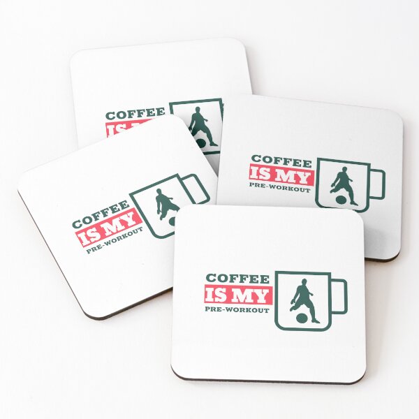 Item preview, COFFEE IS MY PRE- WORKOUT FOOTBALL designed and sold by brokenhand34.