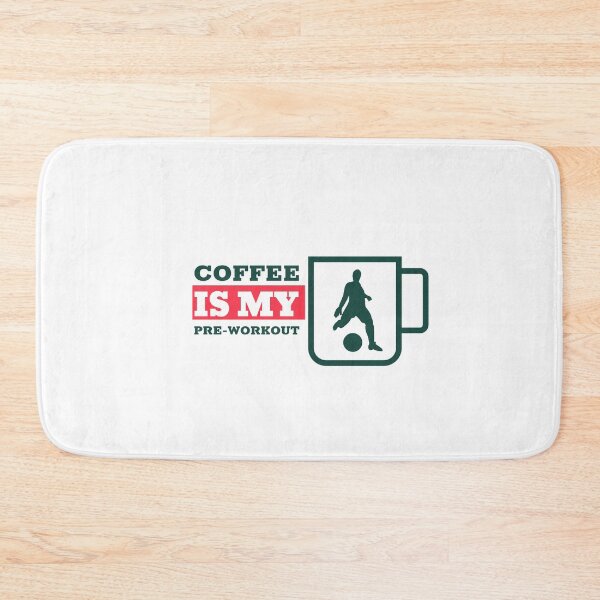 Item preview, COFFEE IS MY PRE- WORKOUT FOOTBALL designed and sold by brokenhand34.