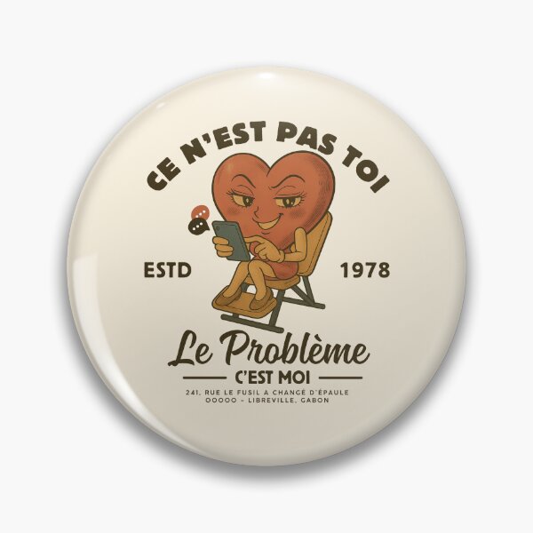 Item preview, Gabon : ce n'est pas toi le problème (Gabonese expression) designed and sold by Peerless-Prime.