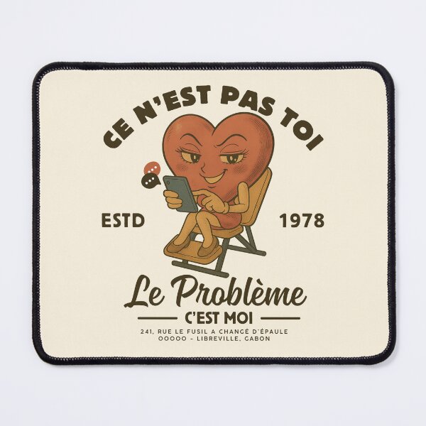 Item preview, Gabon : ce n'est pas toi le problème (Gabonese expression) designed and sold by Peerless-Prime.