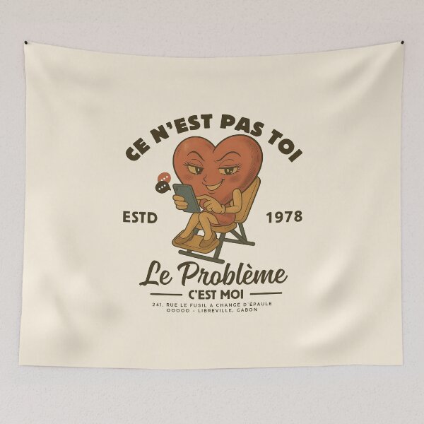 Item preview, Gabon : ce n'est pas toi le problème (Gabonese expression) designed and sold by Peerless-Prime.