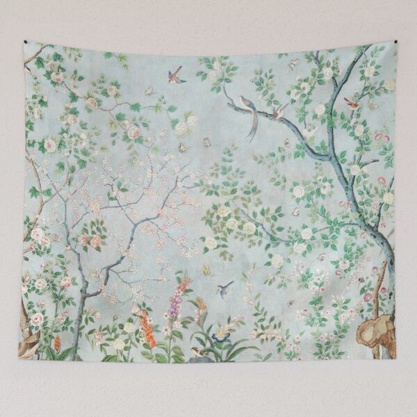 Item preview, Jardin de Printemps Chinoiserie designed and sold by Kristina  Sale.