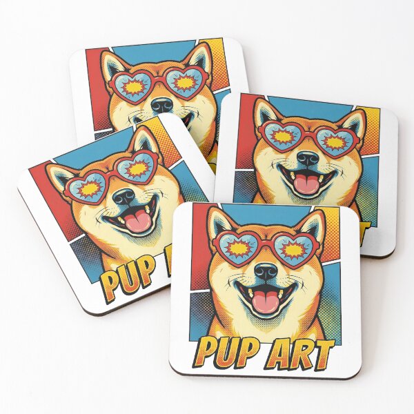 Item preview, Pop Art Shiba Inu Retro Dog designed and sold by k3rstman1.