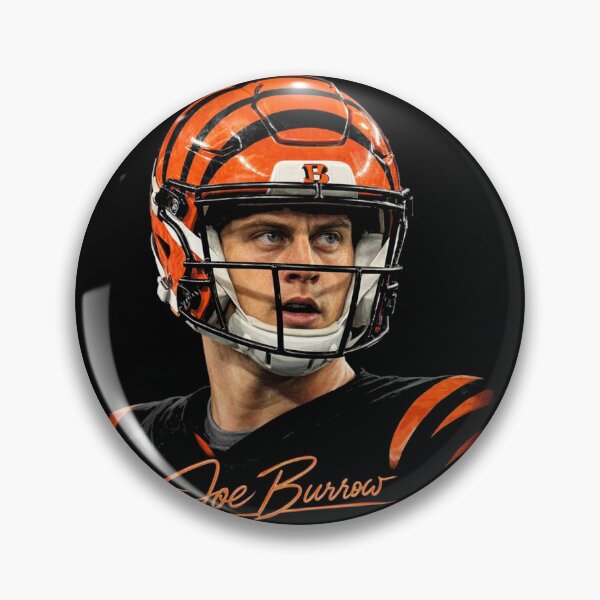 Item preview, Joe Burrow – Cincinnati Bengals QB Helmet Portrait designed and sold by TheArtOfCar.