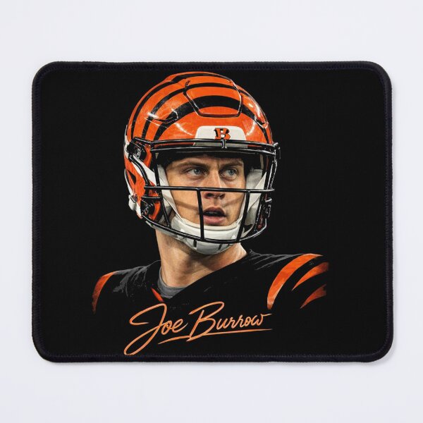 Item preview, Joe Burrow – Cincinnati Bengals QB Helmet Portrait designed and sold by TheArtOfCar.