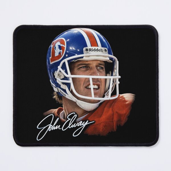 Item preview, John Elway – Denver Broncos Quarterback Retro Helmet Portrait designed and sold by TheArtOfCar.