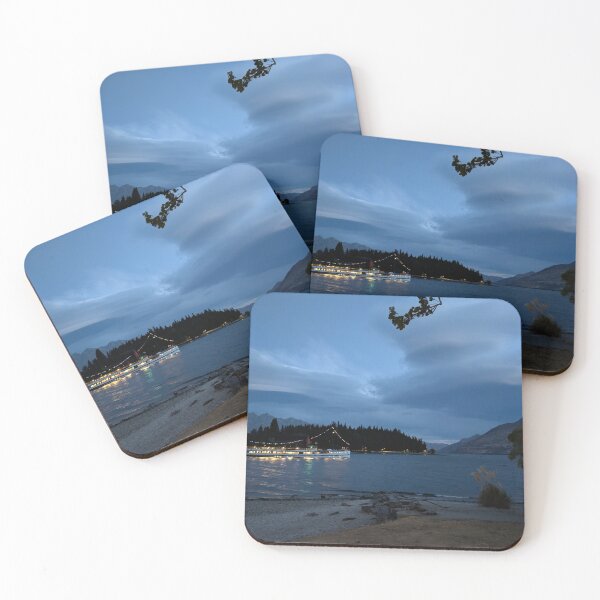 Item preview, Magical Evening in Queenstown: Lake Wakatipu, NZ designed and sold by Photogenic Snap.