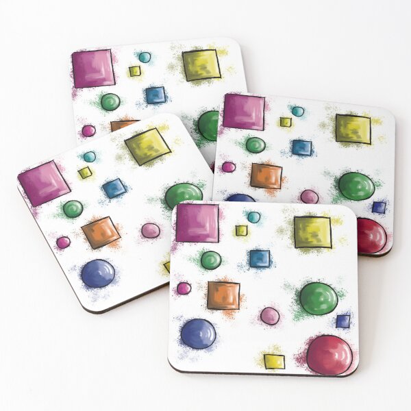 Item preview, Squares n Circles Abstract designed and sold by AndysTeeShop.