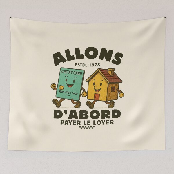 Item preview, Gabon : Allons d'abord payer le loyer (Gabonese expression) designed and sold by Peerless-Prime.