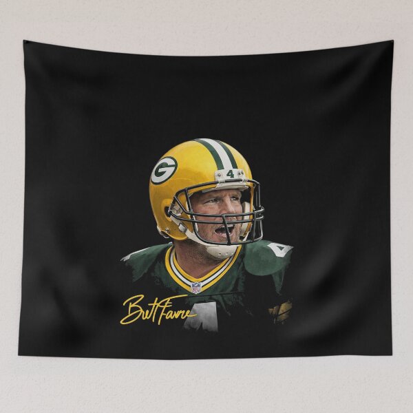 Item preview, Brett Favre – Packers QB Icon Helmet Portrait designed and sold by TheArtOfCar.