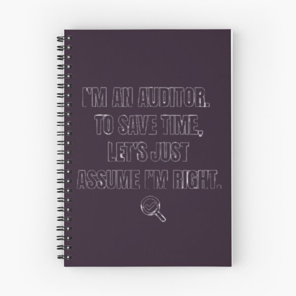 Item preview, Funny Auditor Humor Quote - Assume I'm Right designed and sold by zakman02.