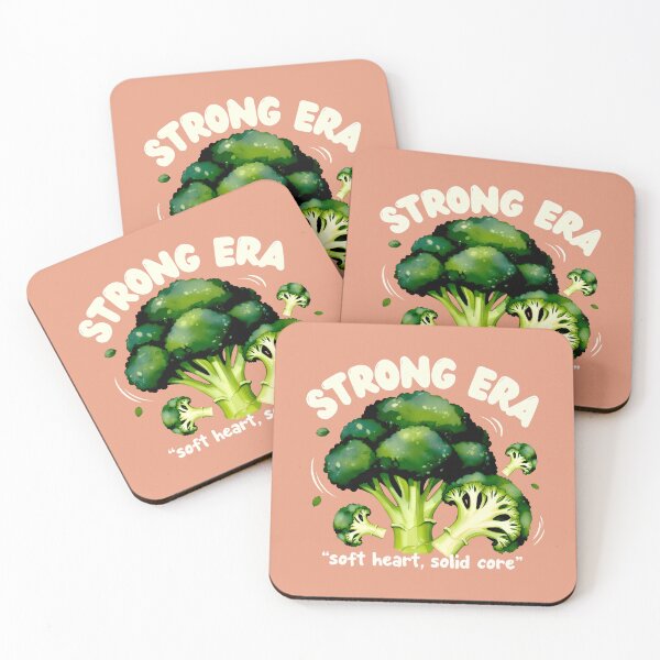 Item preview, Strong Era Broccoli Positive Quote Art designed and sold by SplashTastic.