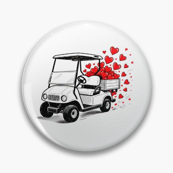 Item preview, Happy Valentine's Day - Golf designed and sold by MKV Design.
