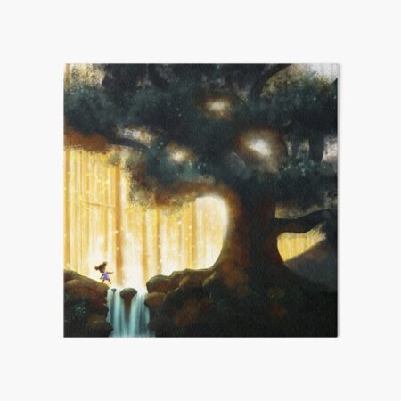 Walking into a Magical Wood Art Board Print