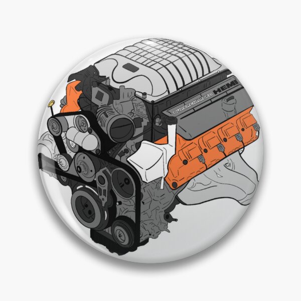 Item preview, Supercharged Hemi Engine digital art  designed and sold by High Velocity Visuals .